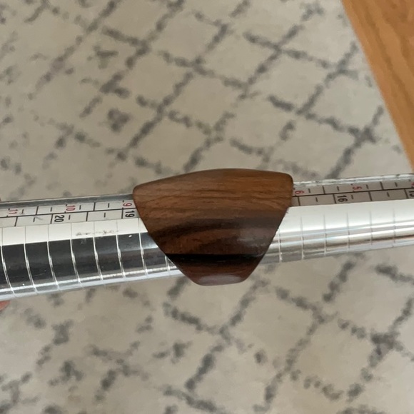 NEW Handmade Chunky Natural Wood Ring. Size 7.5 - Picture 2 of 8